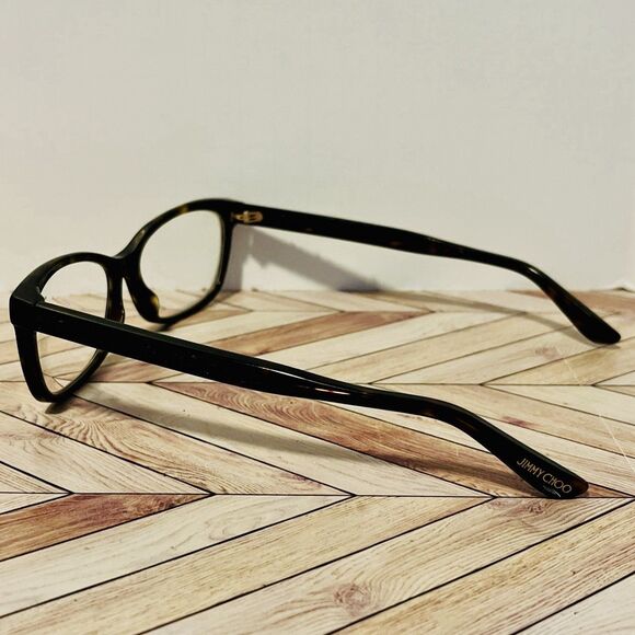 Jimmy Choo Eyeglasses Brown Black Gems JC239 086‎ 145 Brown Made in Italy Frames main image 9